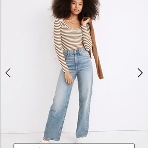 Madewell Perfect vintage wide leg crop jean